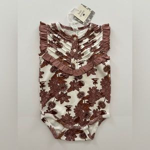 Kate Quinn Floral Flutter Bodysuit